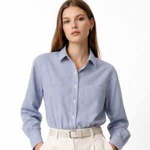 Esprit Pinstriped Structured Blouse